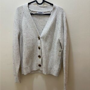 Old Navy Women's Speckled Cardigan Sweater - Cream
